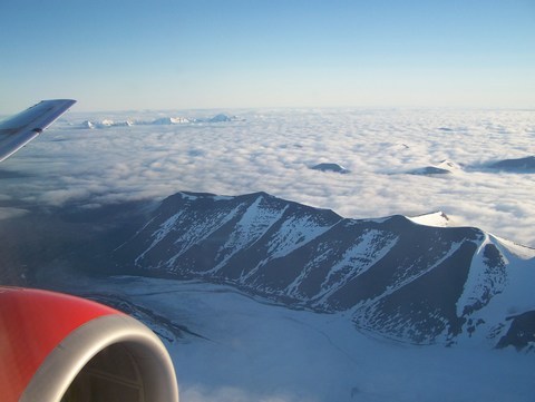 Svalbard vanuit de lucht
