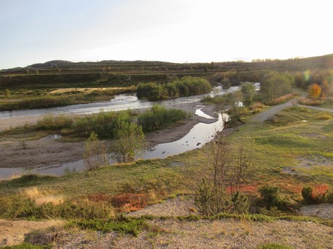 De natuur net buiten Hesseng