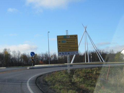 Onderweg naar Kirkenes Lufthavn Hybuktmoen